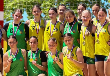  Усть-лабинские гандболистки стали чемпионами Первенства России по пляжному гандболу