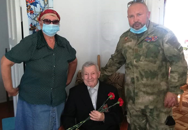 Устьлабинцу Василию Драчеву исполнилось 95 лет