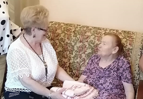 Жительница поселка Двубратского Евгения Москалева отметила 95-летний юбилей