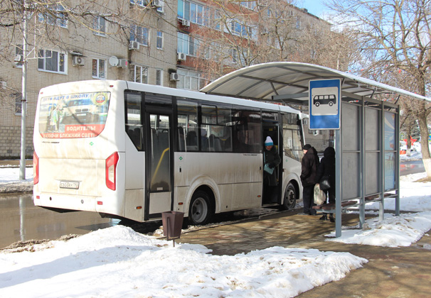 Крепкие морозы повлияли на работу общественного транспорта в Усть-Лабинске
