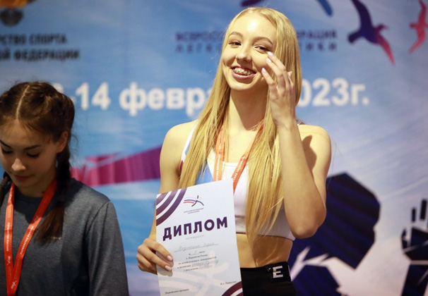 Софья Якушина установила новый рекорд Краснодарского края в беге на 60 метров с барьерами